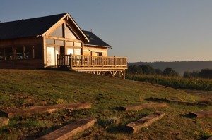 Ecolodge en estuaire de Seine, vers Honfleur en Normandie