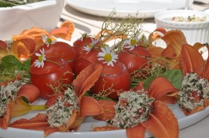 Terrine aux fleurs