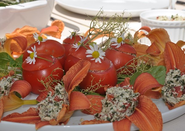 Terrine aux fleurs