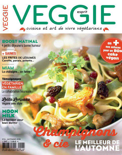 Esprit Veggie n°6 - Revue de presse - Automne 2018