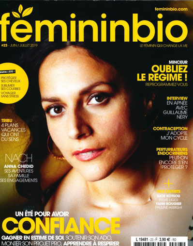 Féminin Bio - Revue de presse - Juin / Juillet 2019