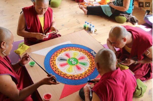 Mandala de sable des moines tibétains de Gyutö