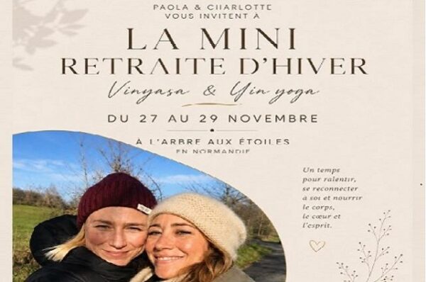 Retraite d'hiver Vinyasa yin avec Paola Costa et Charlotte Bentz - Novembre 2026
