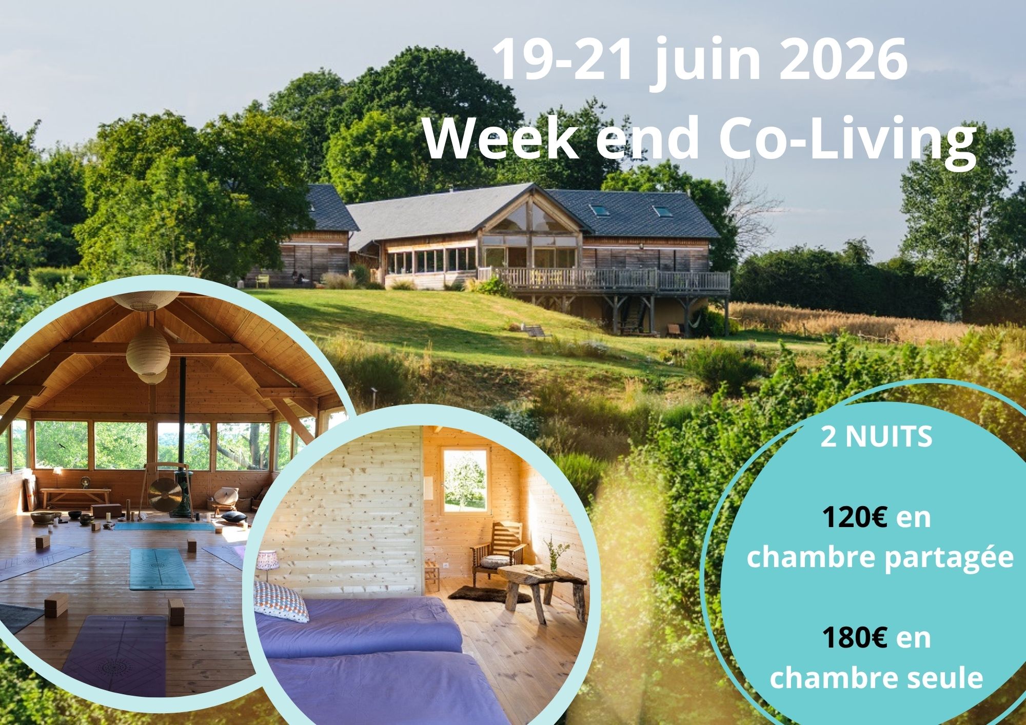 Séjour en co-living au solstice