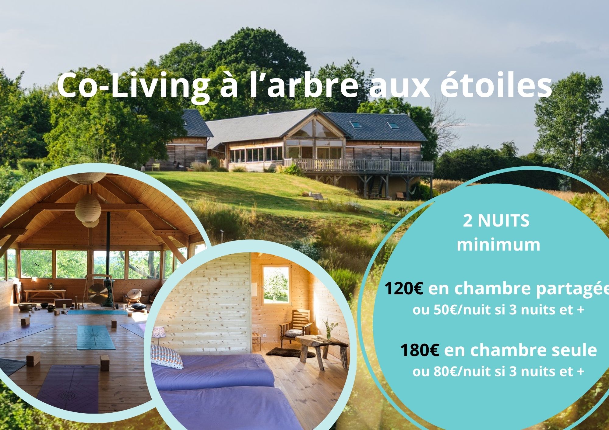 Séjour en co-living en août
